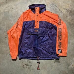 Vintage 90s Nordica Purple/Orange Light Winter Skiing Jacket